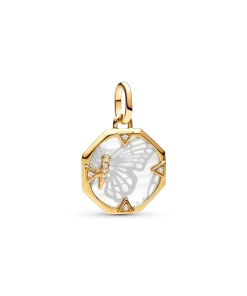 Pandora ME Pearlescent Butterfly Medallion Charm