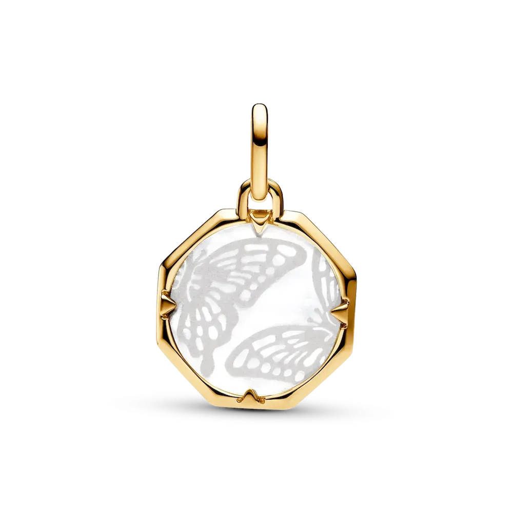 Pandora ME Pearlescent Butterfly Medallion Charm - Image 5