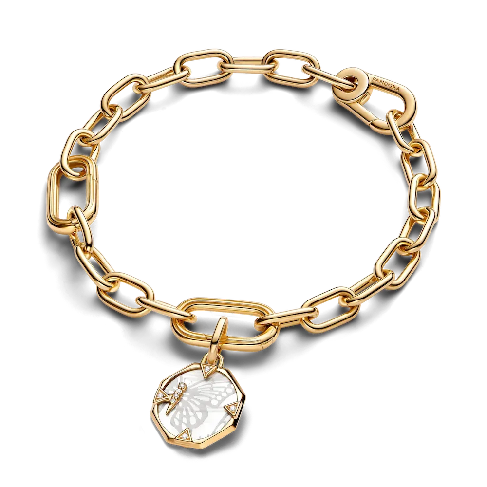 Pandora ME Pearlescent Butterfly Medallion Charm - Image 8