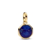 Blue Engravable Mini Medallion Charm
