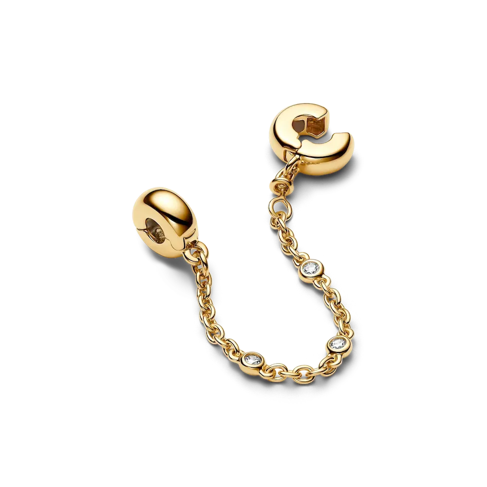 Triple Clear Stone Safety Chain - Image 4