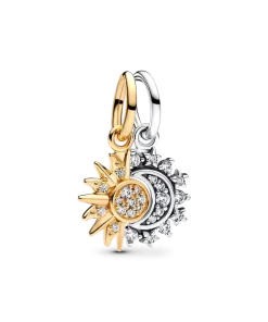 Splittable Sun & Moon Dangle Charm