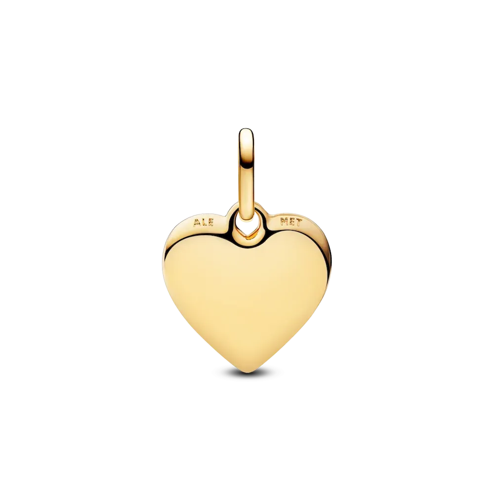 Engravable Heart Medallion Charm - Image 6
