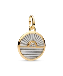 Sunrise Medallion Charm