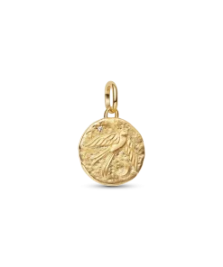 Swallow Medallion Charm