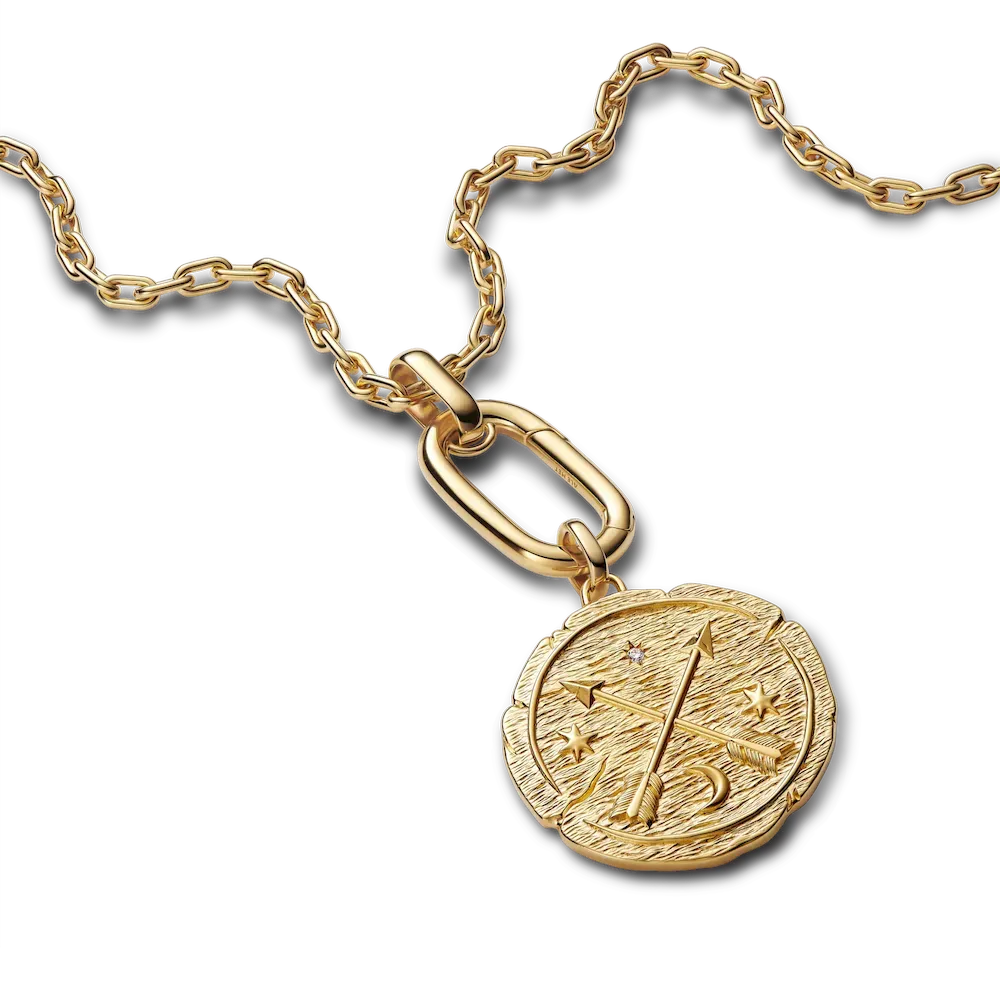 Crossing Arrows Oversized Medallion Charm - Image 4