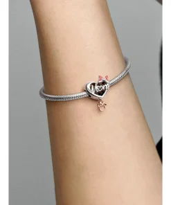 Alternative view of Disney Minnie Mouse Mom Heart Charm
