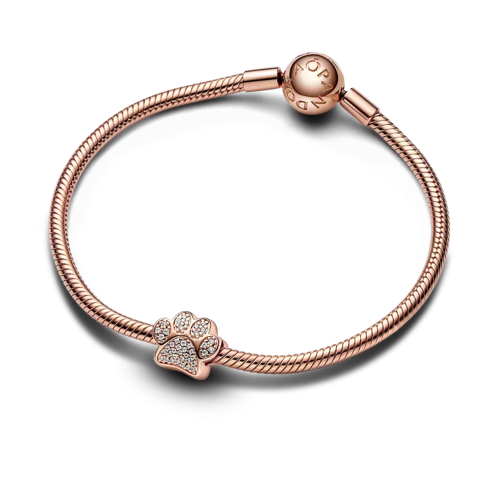 Sparkling Paw Print Charm - Image 5