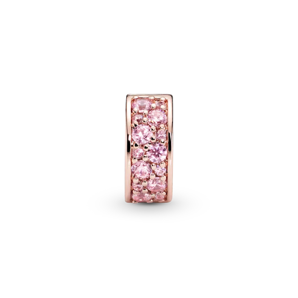Pink Pavé Clip Charm - Image 5