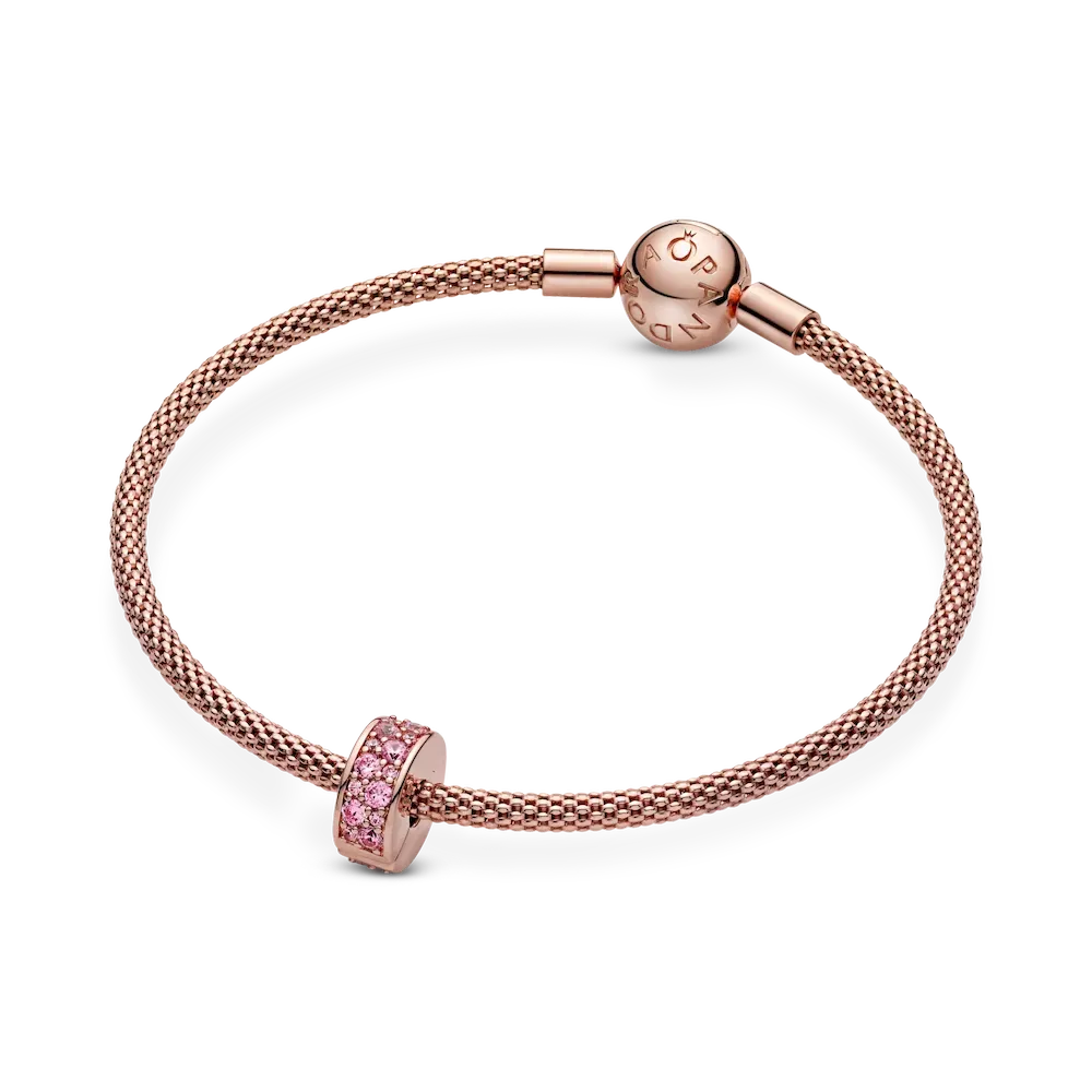 Pink Pavé Clip Charm - Image 7