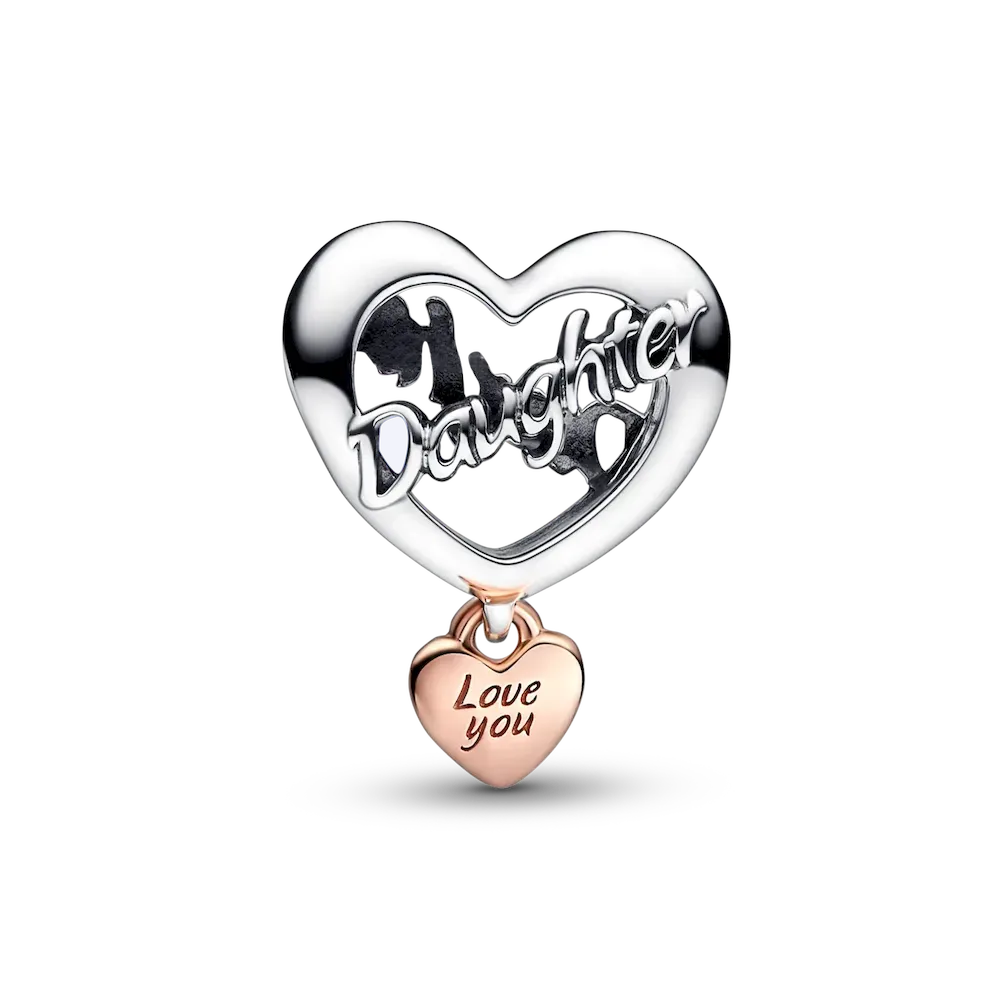 Love You Daughter Heart Charm - Image 4