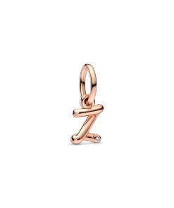 FINAL SALE - Letter Z Script Alphabet Dangle Charm