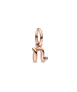 FINAL SALE - Letter N Script Alphabet Dangle Charm