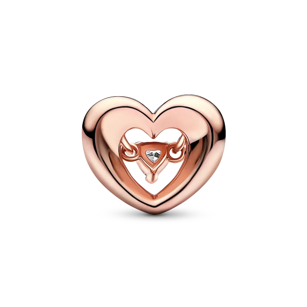 Radiant Heart & Floating Stone Charm - Image 5