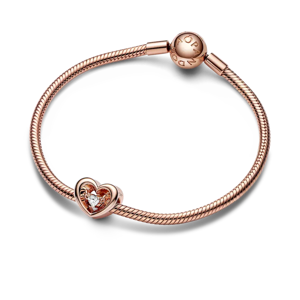 Radiant Heart & Floating Stone Charm - Image 6