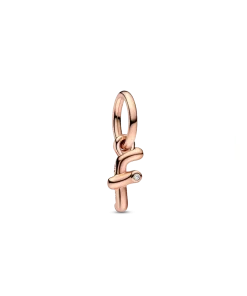 FINAL SALE - Letter F Script Alphabet Dangle Charm