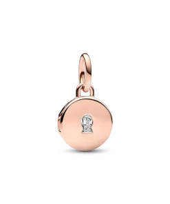 Openable & Engravable Love Locket Dangle Charm