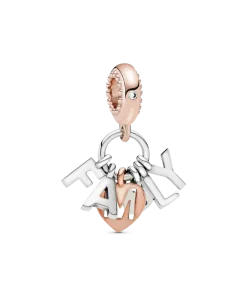 Family Letters Dangle Charm