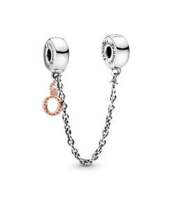 Dangling Crown O Safety Chain Charm