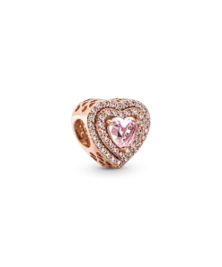 Sparkling Levelled Heart Charm