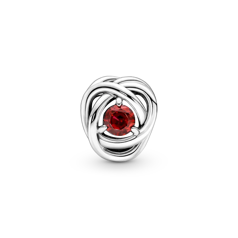 July Birthstone Eternity Circle O Pendant Set - Image 8