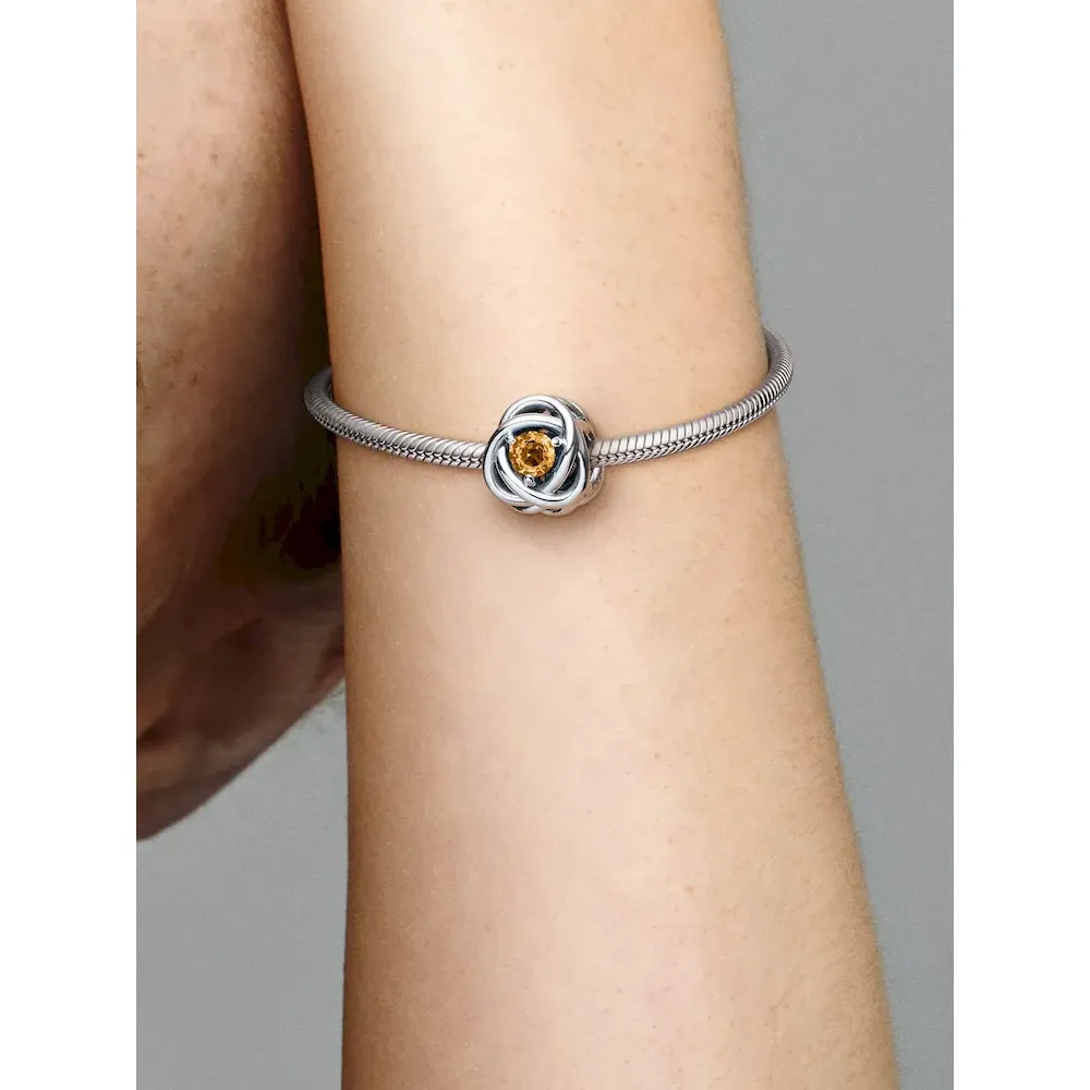 November Honey Eternity Circle Charm - Image 2