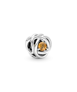 November Honey Eternity Circle Charm