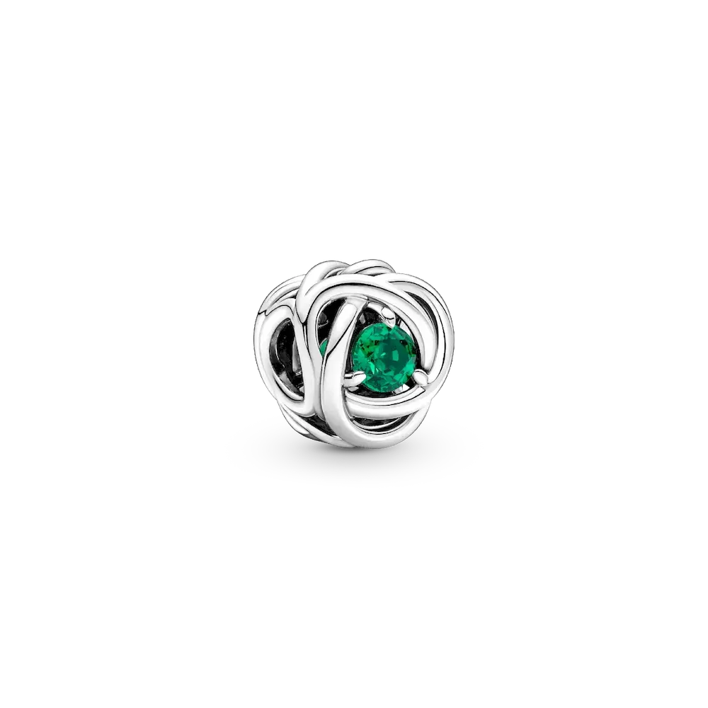 May Green Eternity Circle Charm