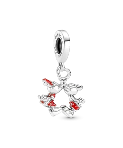 Disney Mickey Mouse & Minnie Mouse Kissing Dangle Charm