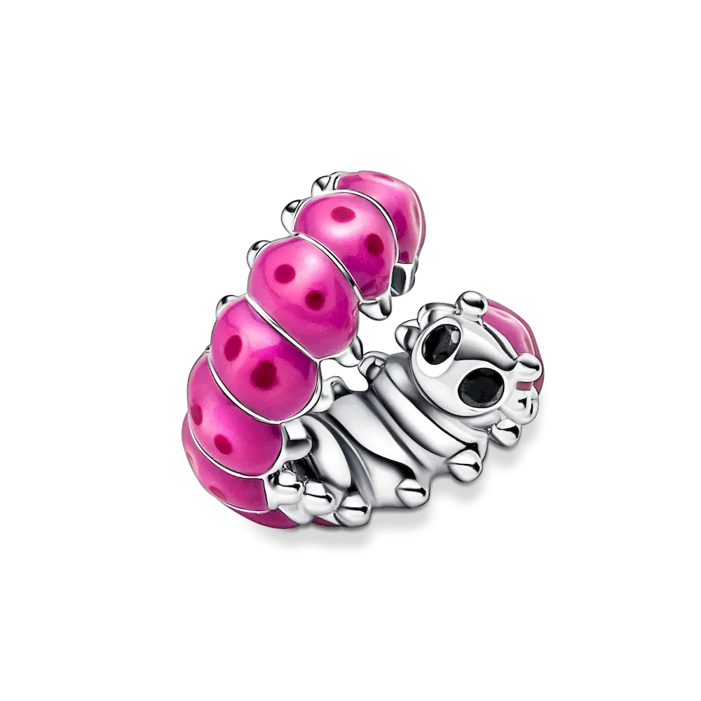 Cute Curled Caterpillar Charm - Image 5