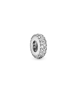 Clear Sparkle Spacer Charm