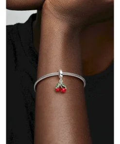 Alternative view of Asymmetrical Cherry Fruit Dangle Charm