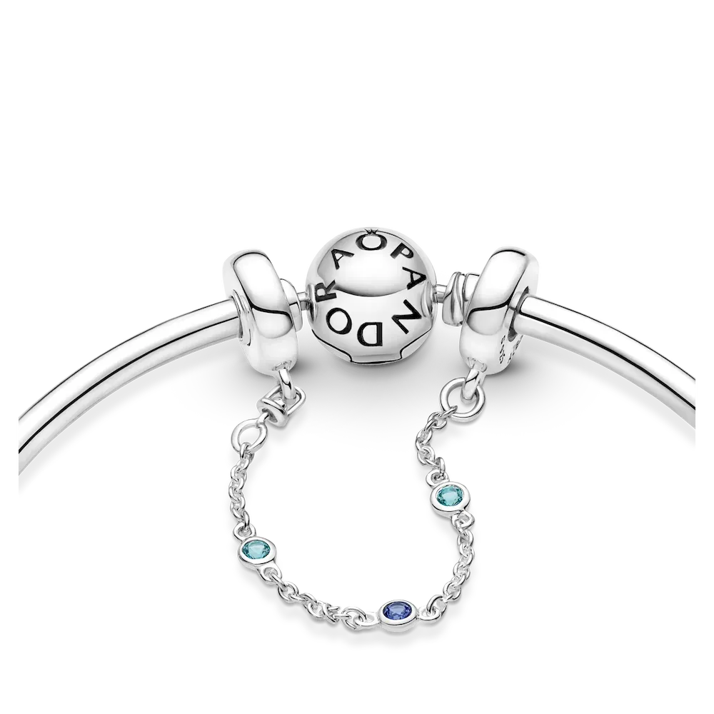 Triple Blue Stone Safety Chain - Image 5