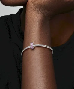 Alternative view of Pink Pavé Clip Charm