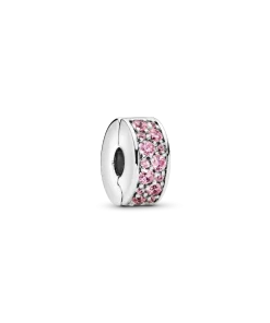 Pink Pavé Clip Charm