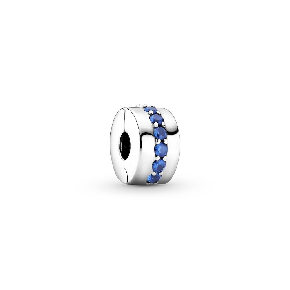 Blue Sparkle Clip Charm