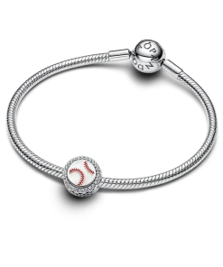 Alternative view of Engravable Baseball Charm