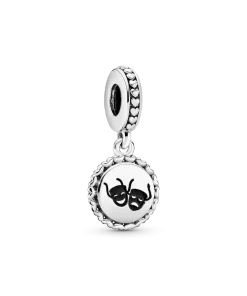 Theatre Masks Dangle Charm