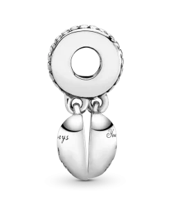 Alternative view of Mother & Daughter Hearts Dangle Charm