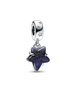 Celestial Galaxy Star Murano Dangle Charm