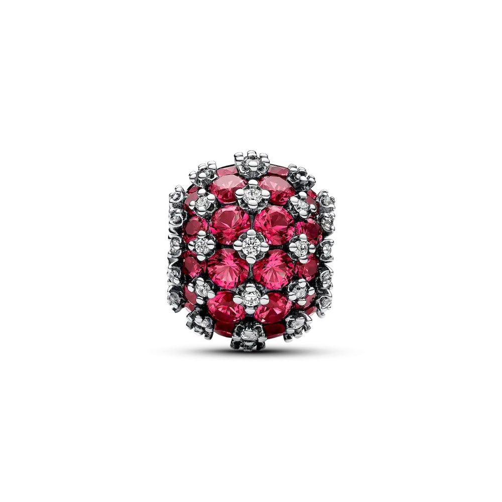 Sparkling Pavé Round Pink Charm - Image 6