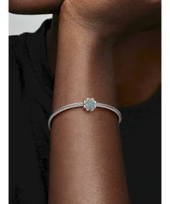 Alternative view of Splittable Four Leaf Clover Charm