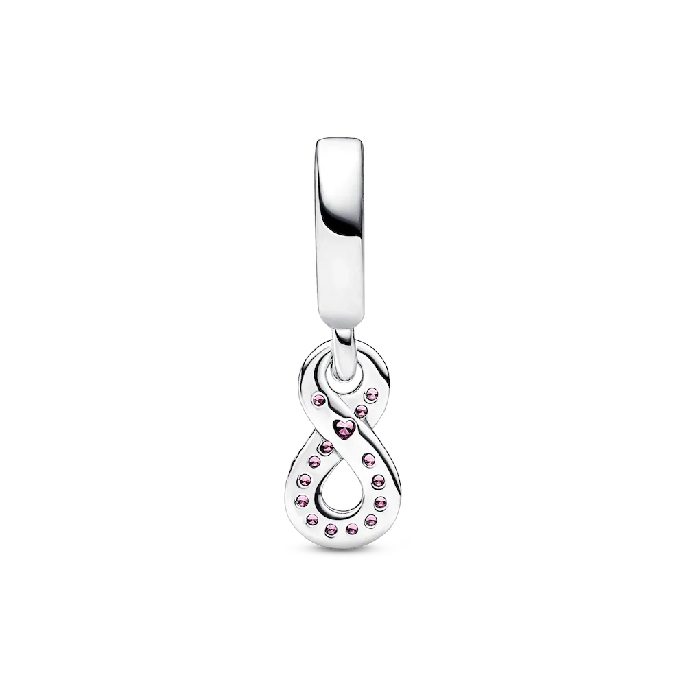 Sparkling Infinity Dangle Charm - Image 4