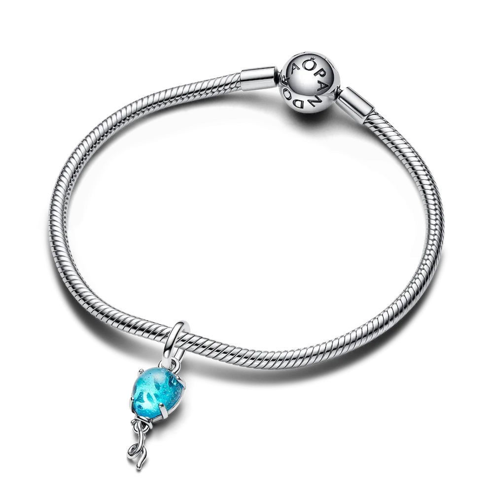 Blue Murano Glass Balloon Dangle Charm - Image 5