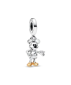 FINAL SALE - Disney 100th Anniversary Mickey Mouse Lab-grown Diamond Dangle Charm