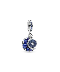 Sparkling Moon Spinning Dangle Charm