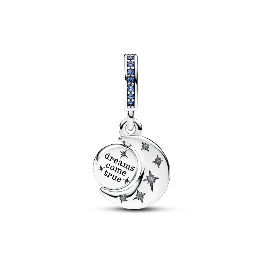 Sparkling Moon Spinning Dangle Charm - Image 4