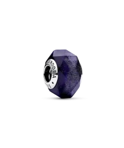 Faceted Blue Murano Glass Charm