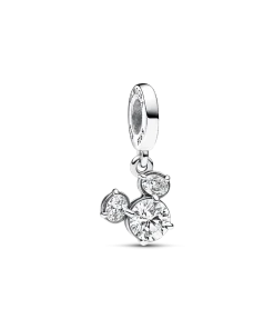 Disney Mickey Mouse Sparkling Head Silhouette Dangle Charm