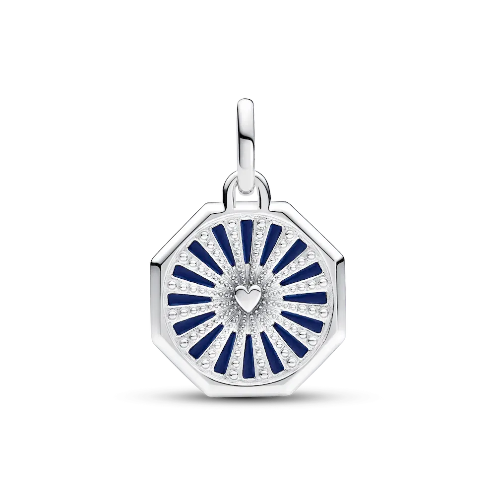 Pandora ME Galaxy Heart Medallion Charm - Image 5